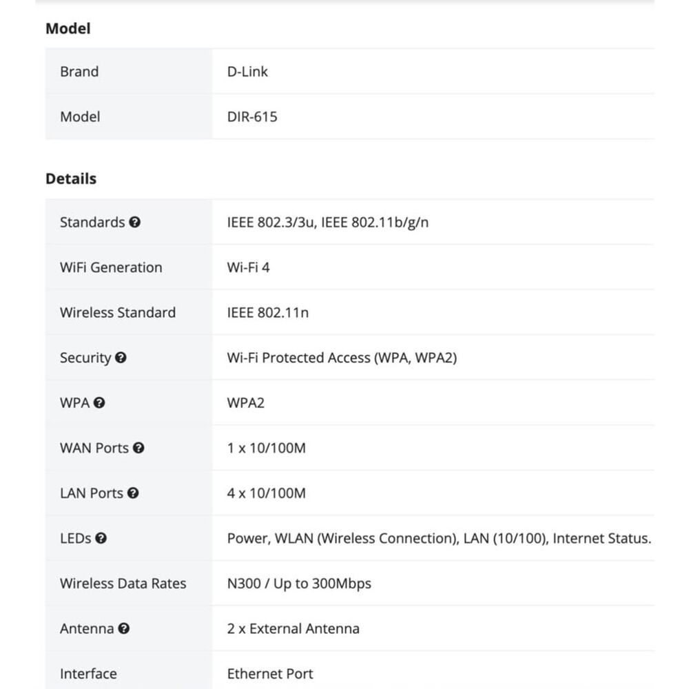 D-Link DIR-615 Wireless Router - Picture 7 of 8